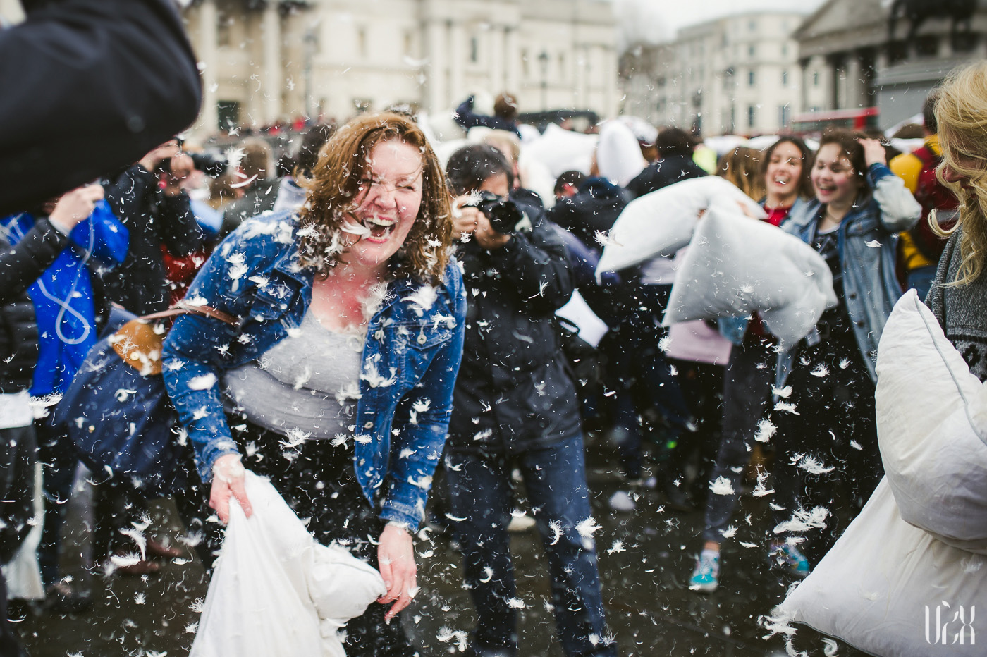 International Pillow Fight Day In London 2015 Street Photography Pagalviu Musis 09